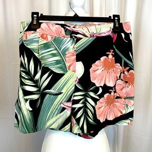 Tropical Print Shorts